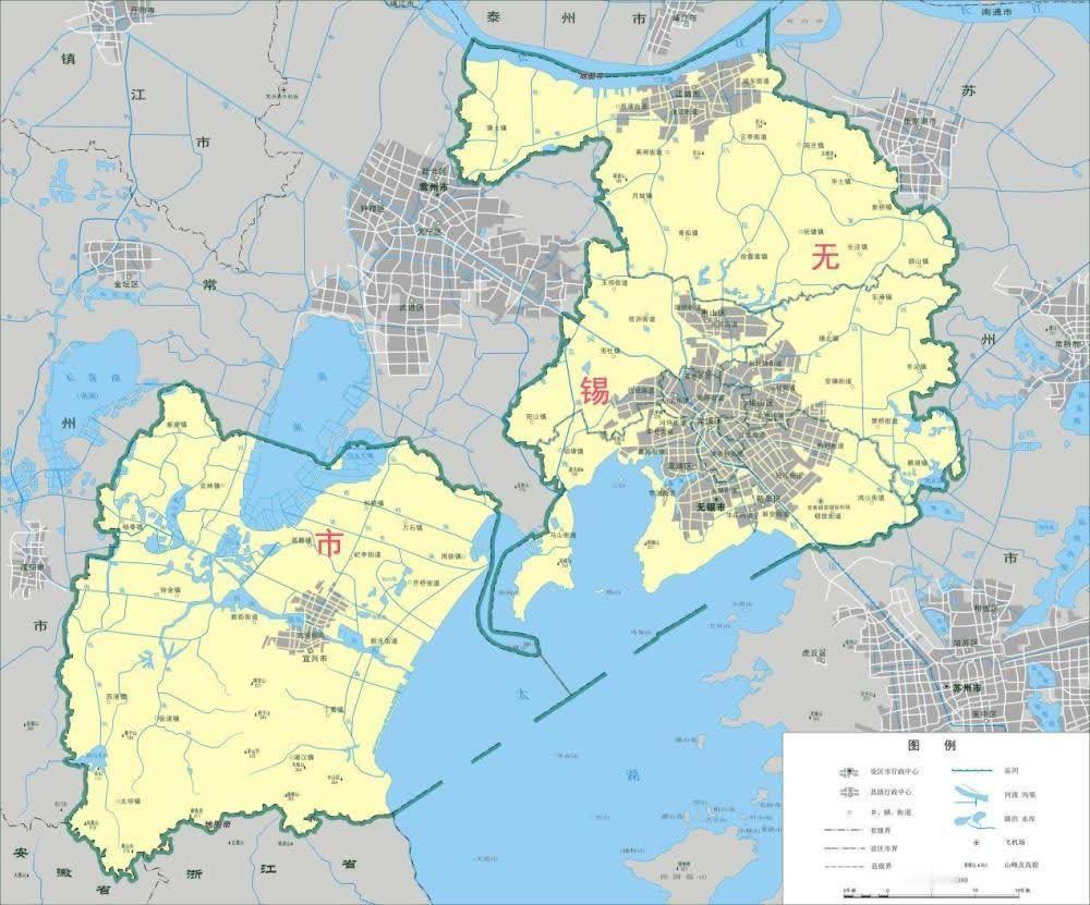 从地图上看,宜兴和无锡之间隔着常州,为何能成为一市?