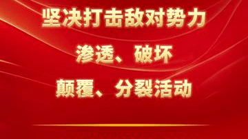 最高检报告：坚决捍卫国家安全。依法从严惩治危害国家安全犯罪，坚决打击敌对势力渗透、破坏、颠覆、分裂活