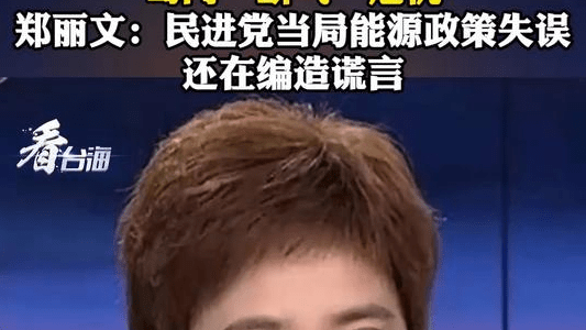 岛内“断气”危机 郑丽文：民进党当局能源政策失误 还在编造谎言