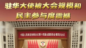 首次旁听两会！驻华大使被大会规模和民主参与度震撼
