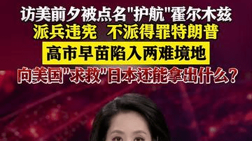 霍尔木兹通航"归零" 日本拿什么向美国"求救"？
