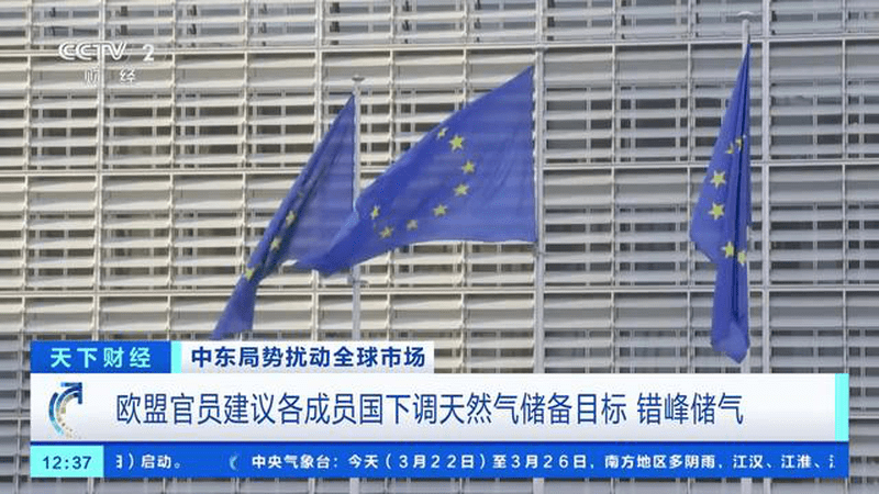 中东局势扰动全球市场 欧盟官员建议各成员国下调天然气储备目标 错峰储气