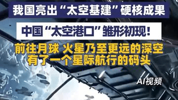 我国亮出“太空基建”硬核成果，中国”太空港口“雏形初现！