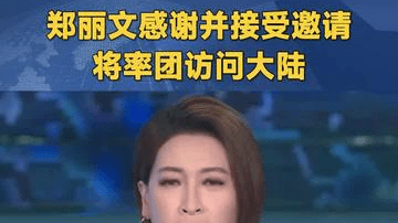 郑丽文感谢并接受邀请将率团访问大陆