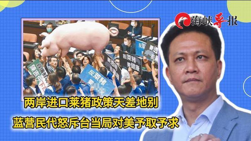 两岸进口莱猪政策天差地别，蓝营民代怒斥台当局任由美方予取予求