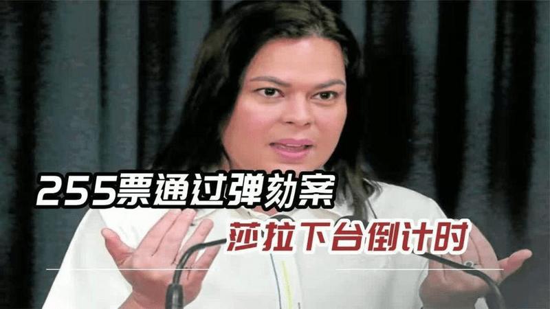 “靠山”竟临阵倒戈？菲律宾副总统将被清算