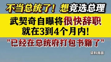 不当总统了！想竞选总理 武契奇自曝将很快辞职