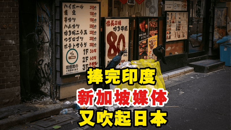 新加坡媒体“舔”完印度后，又开始吹捧日本干净整洁