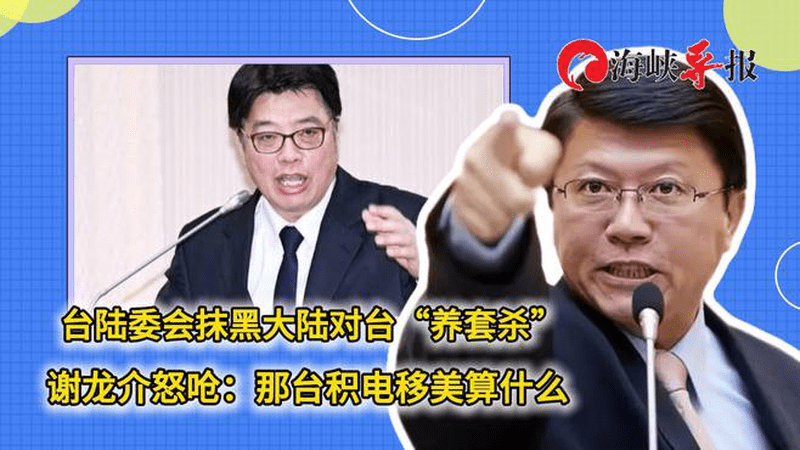 台陆委会污蔑大陆“养套杀”，谢龙介怒呛：那台积电移美算什么