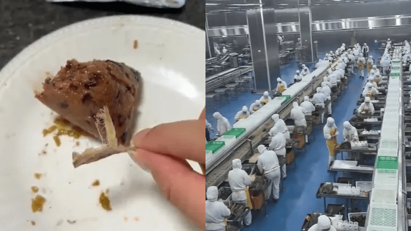女子称在粽子中吃出烟头，索赔1000元遭拒绝，商家：车间全是女工不可能有烟头