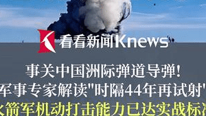 已达实战标准！杜文龙最新解读中国洲际弹道导弹