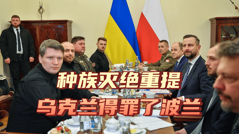 让泽连斯基难堪，波兰把勋章收回，背后是一场种族灭绝