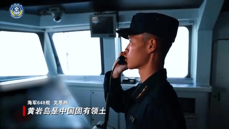 “黄岩岛自家院子紧张个啥！” 解放军向菲律宾飞机喊话，驱离目标，现场画面公布