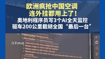 欧洲疯抢中国空调连外挂都用上了！奥地利程序员写3个AI全天监控，驱车200公里截胡全国“最后一台”