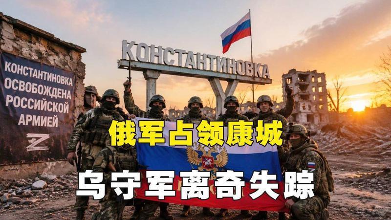 康城全境飘扬俄罗斯国旗，俄军宣布打穿，乌守军最后没撤出去