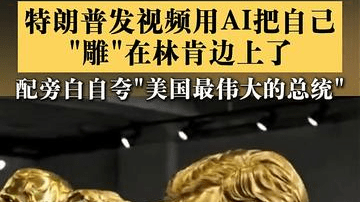 美国"总统山"太挤没位置？特朗普把自己P上去了
