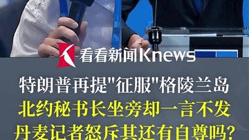 北约秘书长吕特被丹麦记者怒斥：你还有自尊吗？