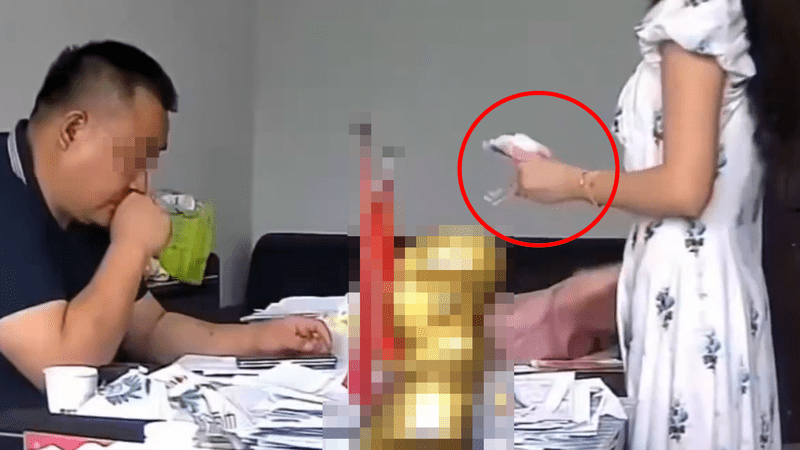 湖南常德一国企负责人在办公室收礼监控被曝光，当地回应