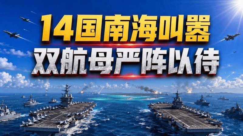14国发南海联合声明，中方已强硬回击，2支航母战斗群严阵以待！