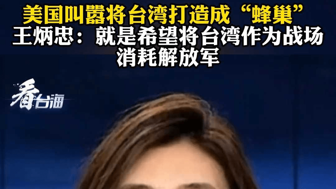 美国叫嚣将台湾打造成“蜂巢” 王炳忠：就是希望将台湾作为战场 消耗解放军