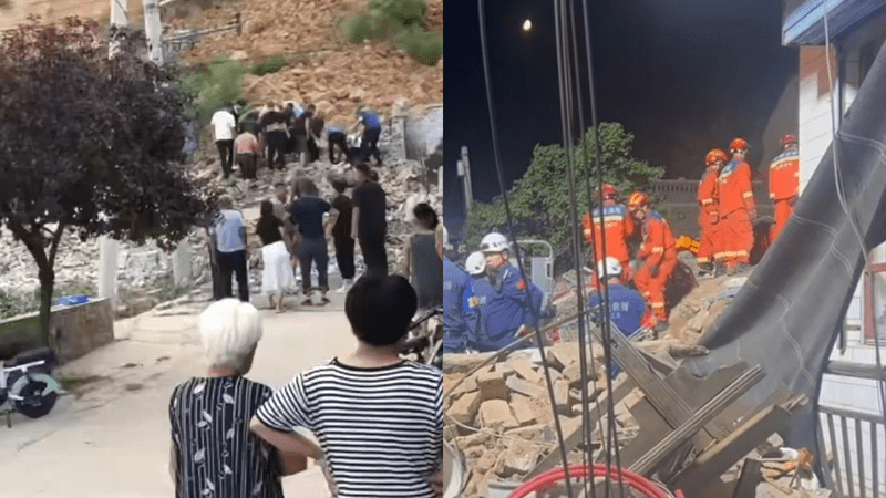 山西一民宅突遭黄土掩埋致5死，知情人：被埋者多是五六十岁捡药材的村民，并非一家人