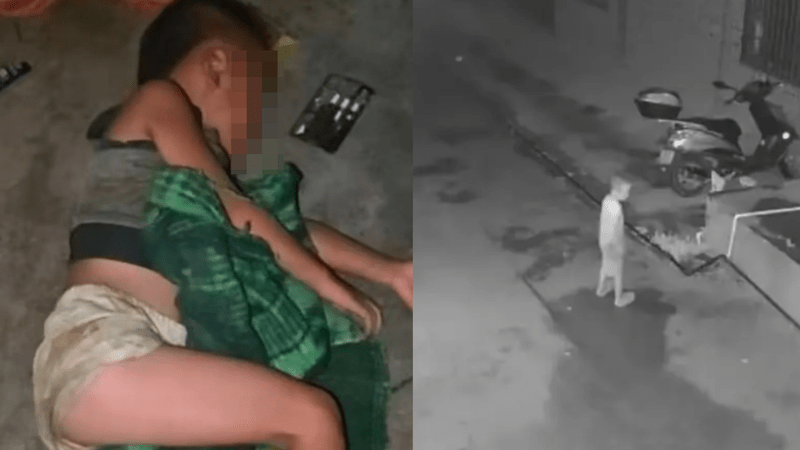 广东一4岁女童无人照顾夜宿路边，镇政府：爷爷丧失劳动能力，父亲无业，母亲已离家
