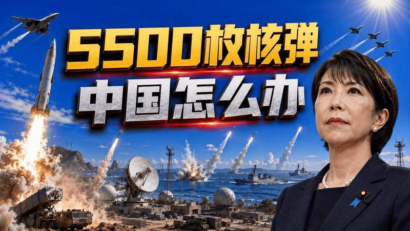高市早苗推进拥核，可造约5500枚核弹！中国如何多维度反制？