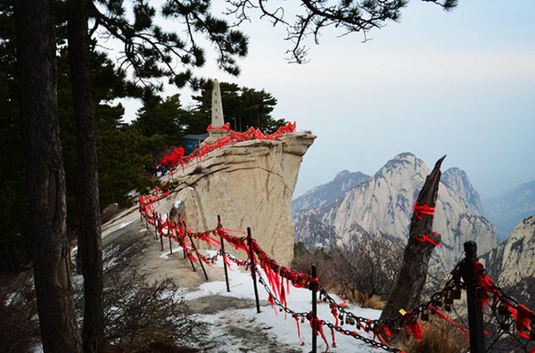 冬季登华山,体验"天下第一险"