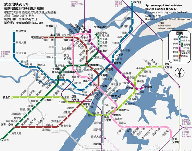 武汉25条地铁超详细图解!|武汉|25条-起居志-川北在线