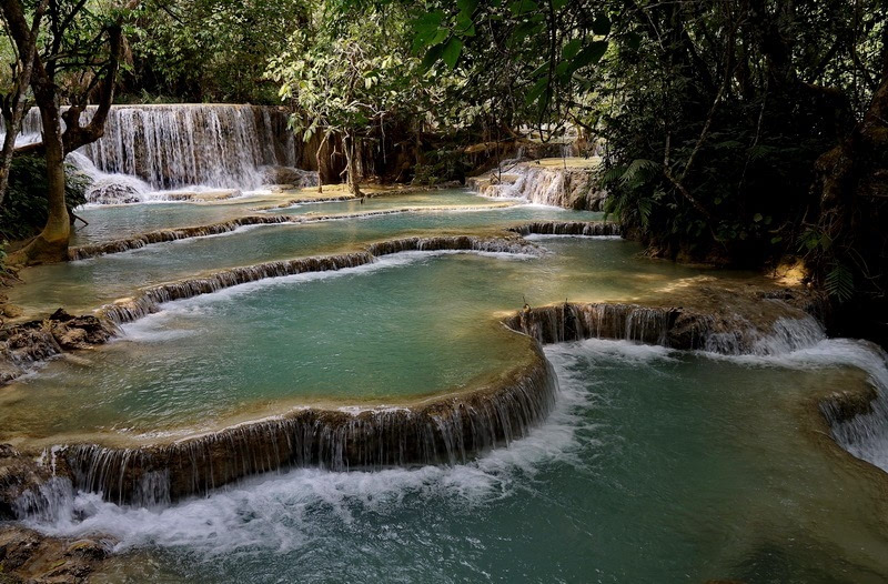 老挝琅勃拉邦:游光西瀑布不仅仅是看水.