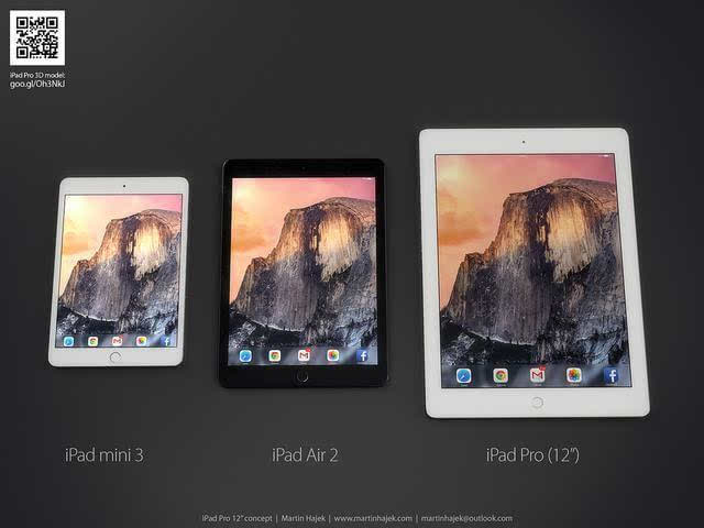 苹果将发布13寸版iPad Pro,平板市场苹果发起