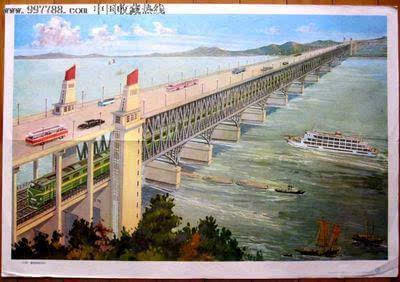 南京长江大桥的描写