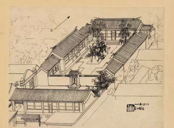 正在消失的四合院,数张手绘展现京城历史之美