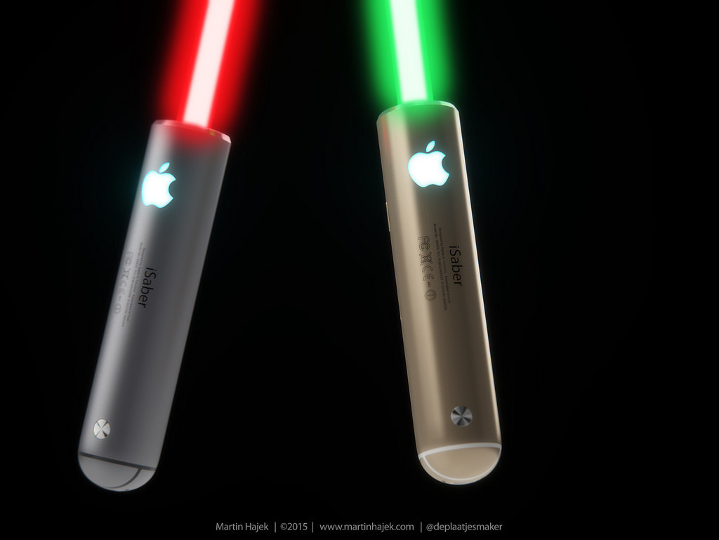 iSaber概念设计:苹果风的激光剑