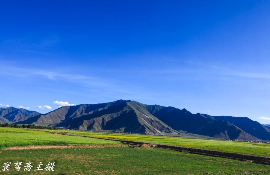 风景秀丽的甲玛沟田园美景