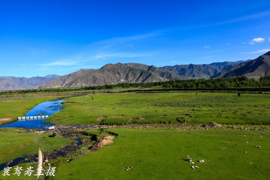 风景秀丽的甲玛沟田园美景