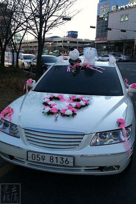 韩国最牛婚车,看韩国人结婚都用什么车