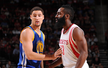 勇士火箭对位PK 针尖对麦芒的西决盛宴