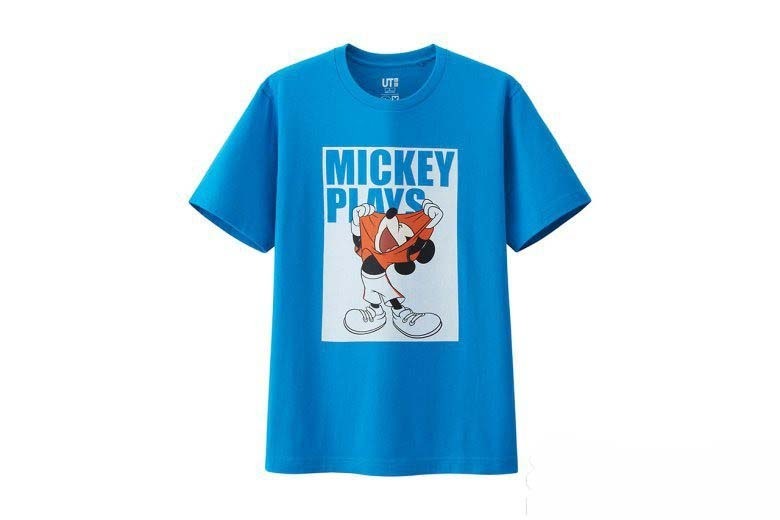 六一装备 disney x uniqlo mickey plays t-shirt