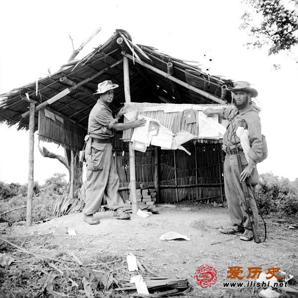 1951年法军与越南游击队交火现场 不顾一切的正面冲锋