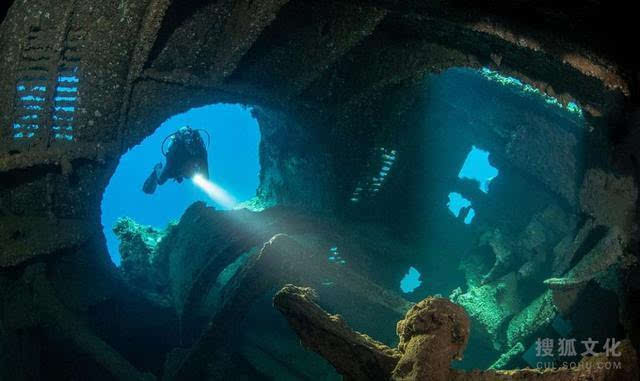 探秘太平洋幽灵墓地 数十日本战舰长眠海底