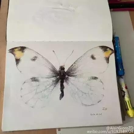 90后小伙用2块钱的圆珠笔画出逆天神作