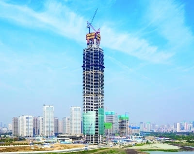 华中第一高楼明早封顶-泛海控股(000046)-股票