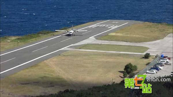 这个机场跑道不足四百米.第五名:萨巴岛juanchoe.