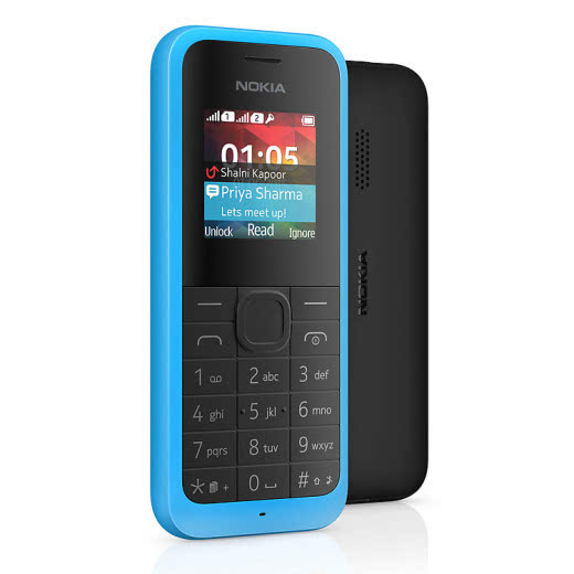 微软推新款Nokia 105,贪吃蛇带你重温小时候
