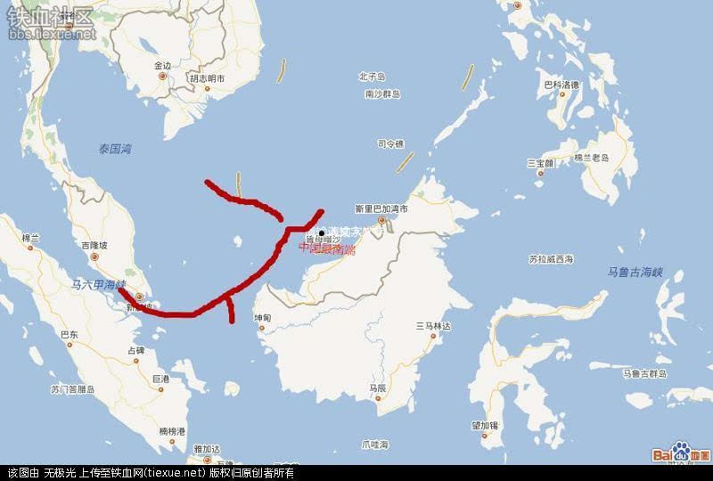 中国最南边的领土曾母暗沙也该造岛了(图)