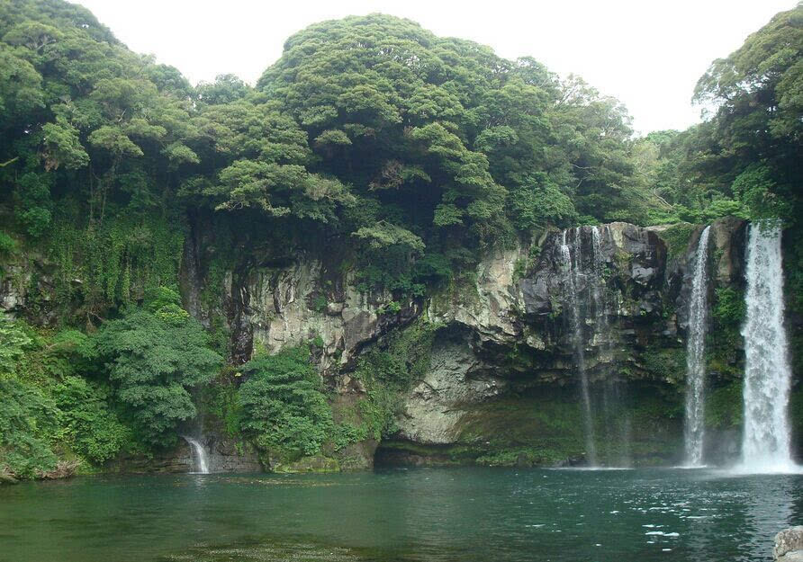 济州岛天地渊瀑布攻略