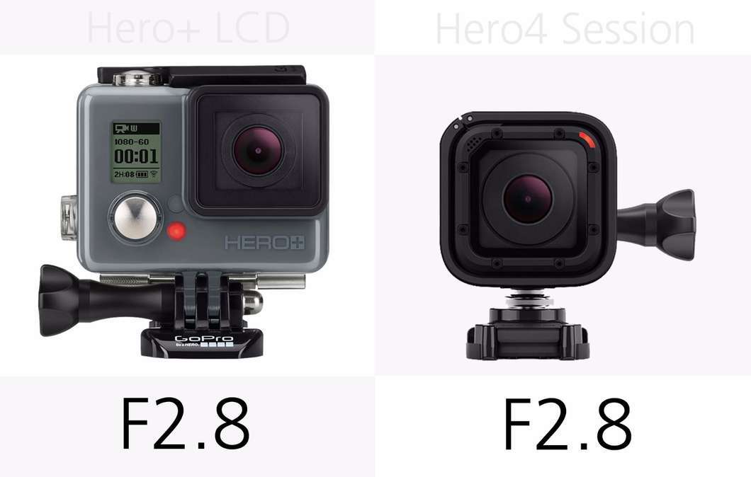 四款GoPro运动相机:Hero4 BlackSilverSession 和Hero+LCD对决战-搜狐