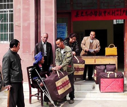 黄平县对一级重度残疾人发放护理补贴