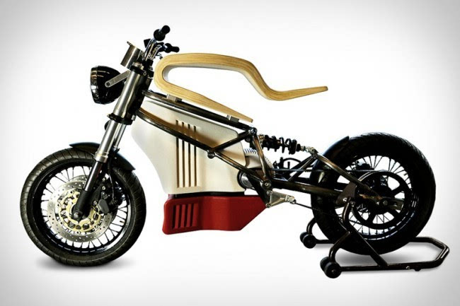 经典与未来并存:E-Raw概念摩托车
